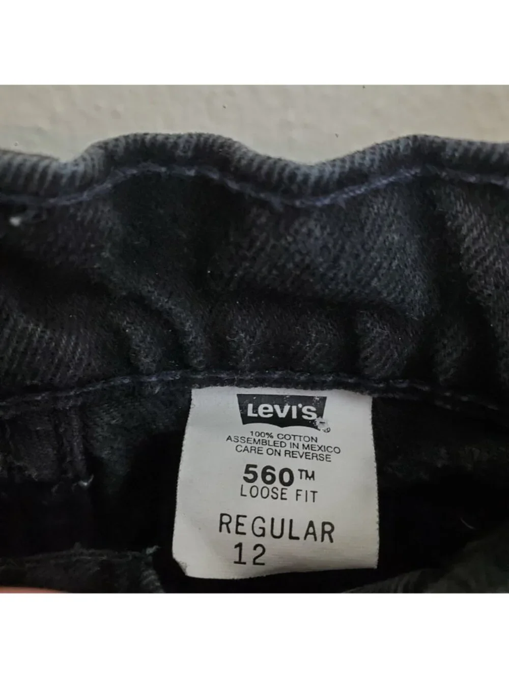 Levi's vintage 90s orange tab 560 loose fit shorts